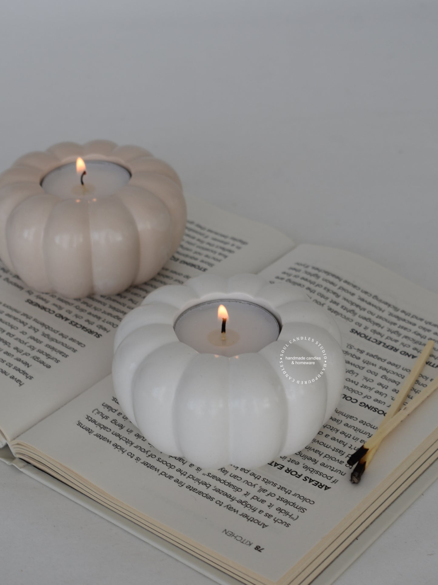 pumpkin tealight holder