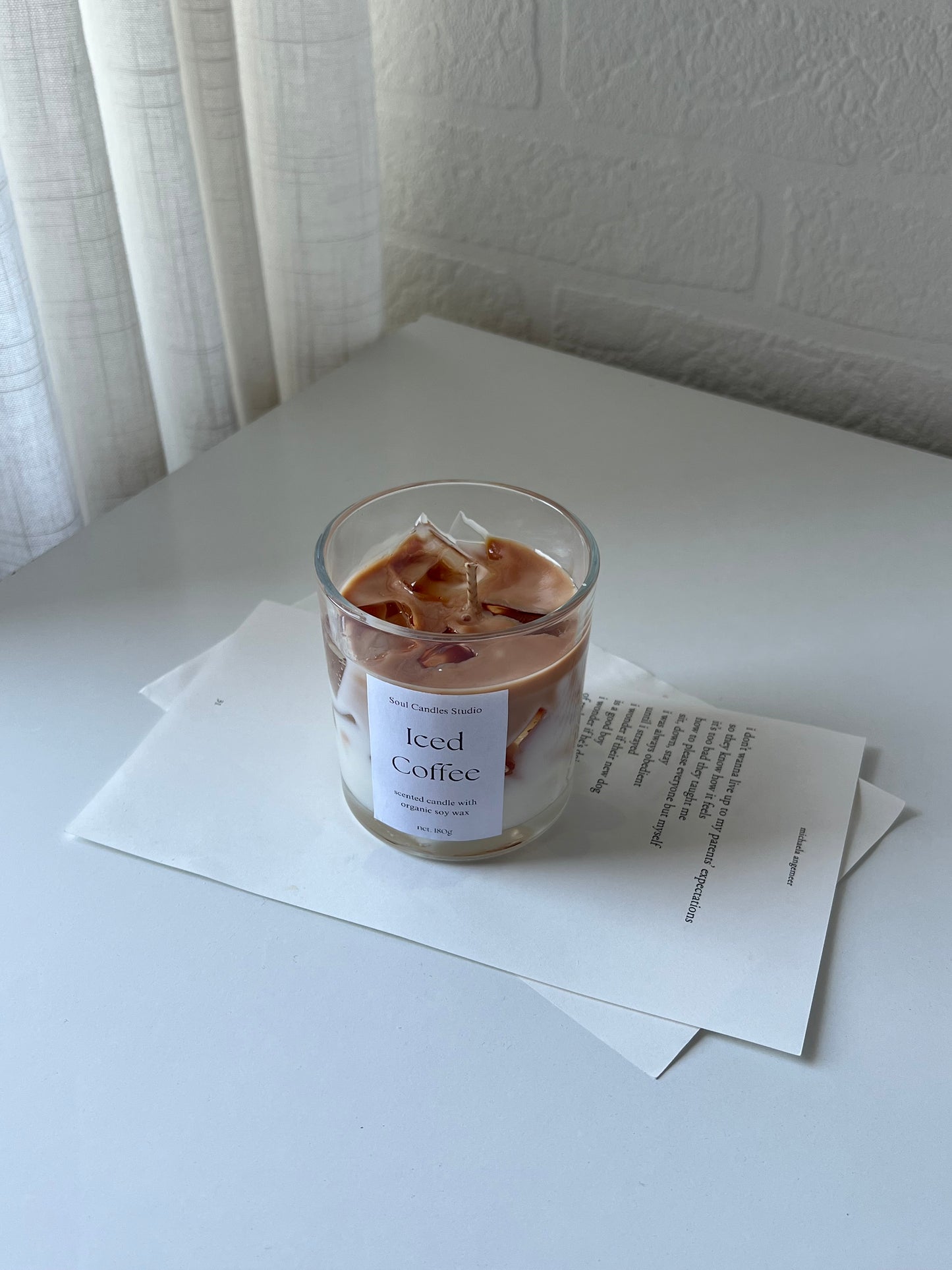 Iced Coffee Kerze