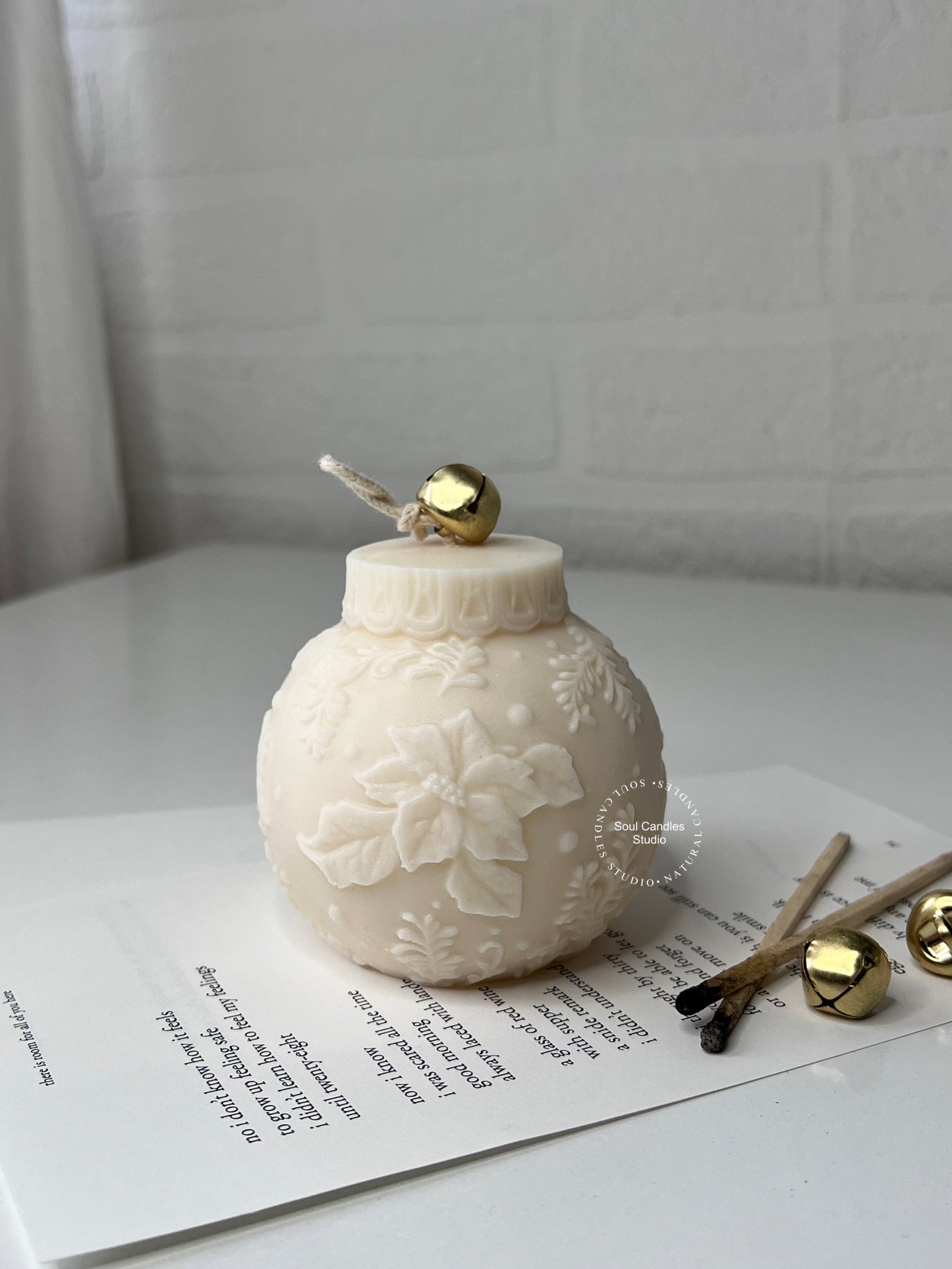 Weihnachtskugel Kerze