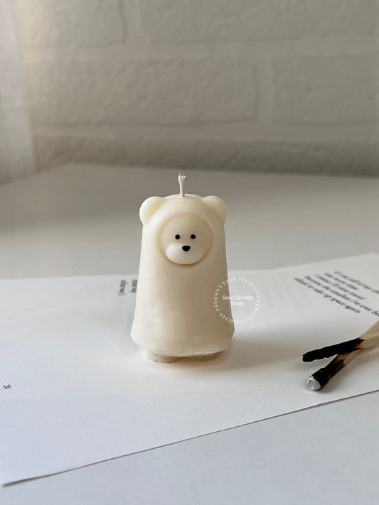 Ghost Bear Kerze