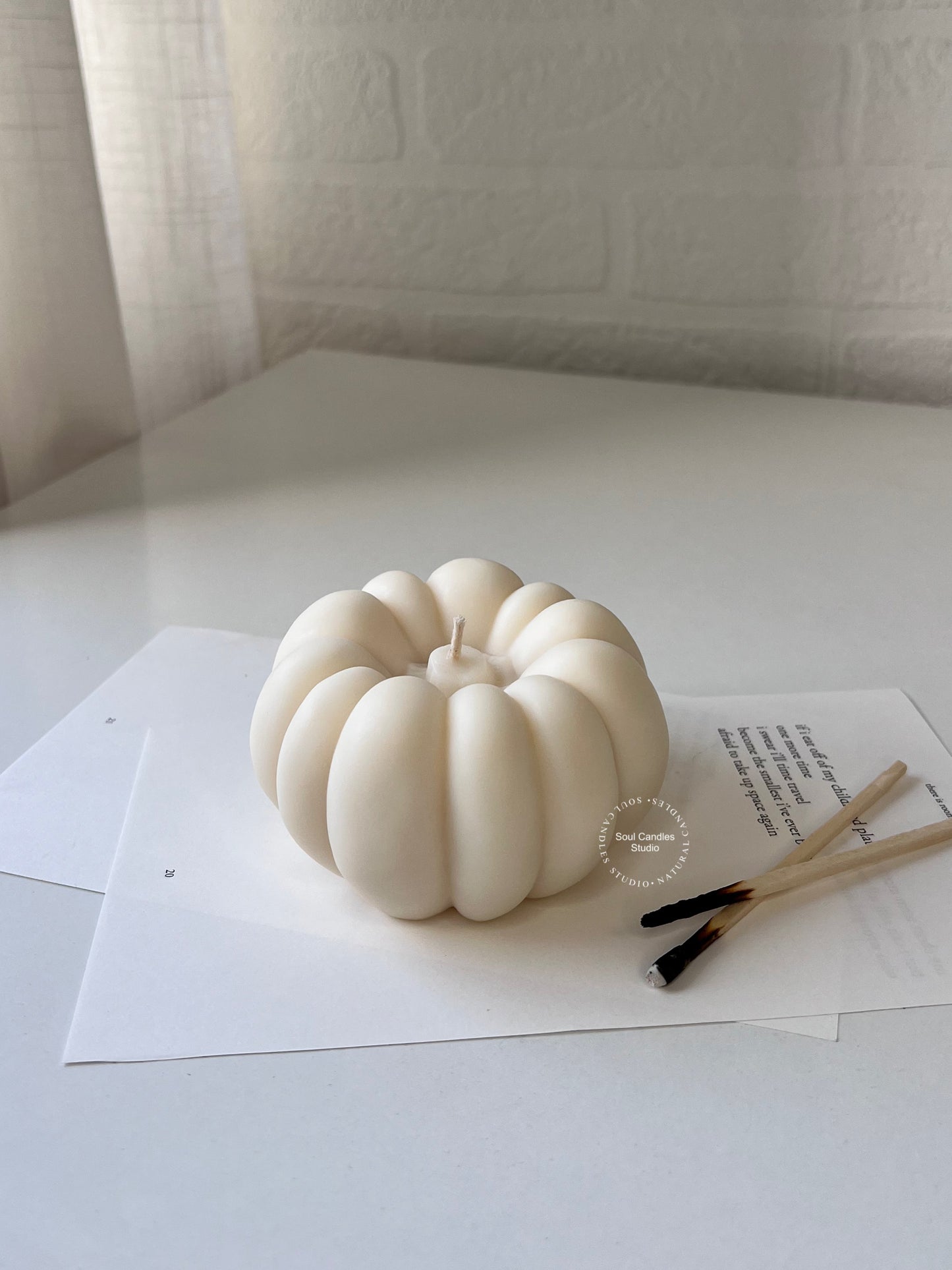 Puffy Pumpkin Kerze