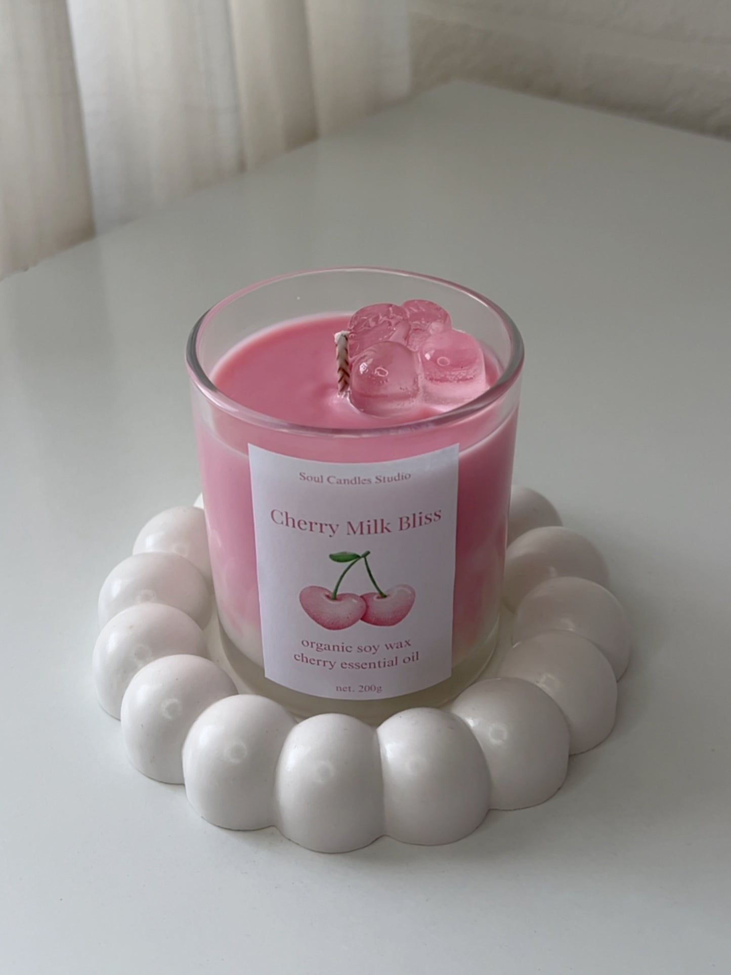 Cherry Milk Bliss Kerze