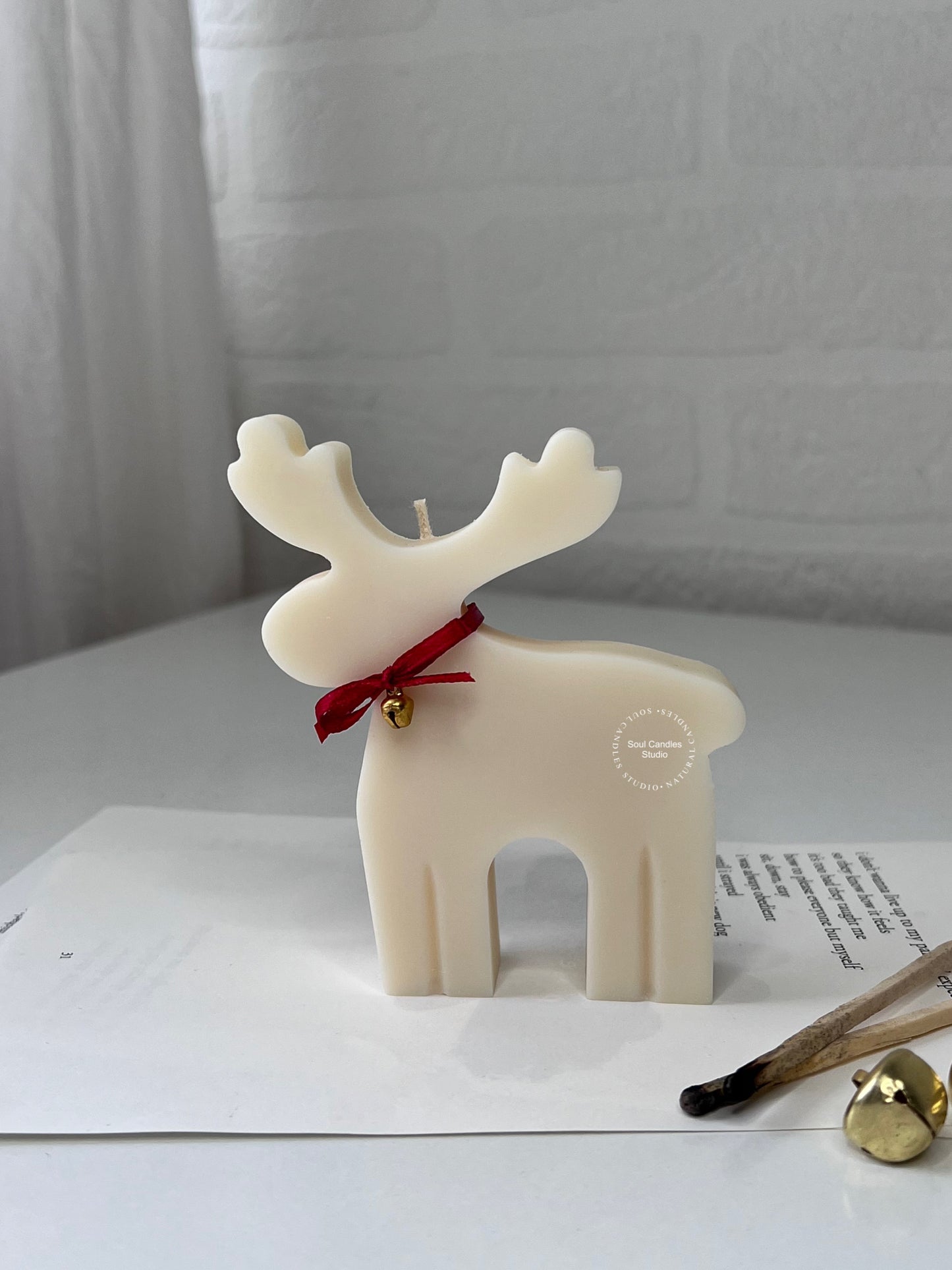 Rentier Kerze