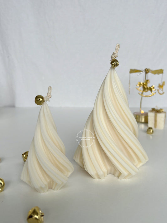Swirl Christmas Tree Kerze