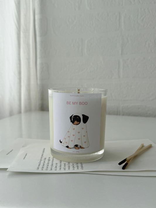 Be My Boo Dackelkerze